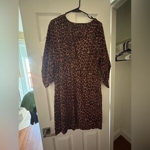 Leopard / cheetah Print Women’s Dress - Brown Old Navy
